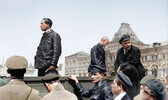 Lenin at the Parade of Vsevobuch Troops on the Red Square on 25 May 1919.jpg